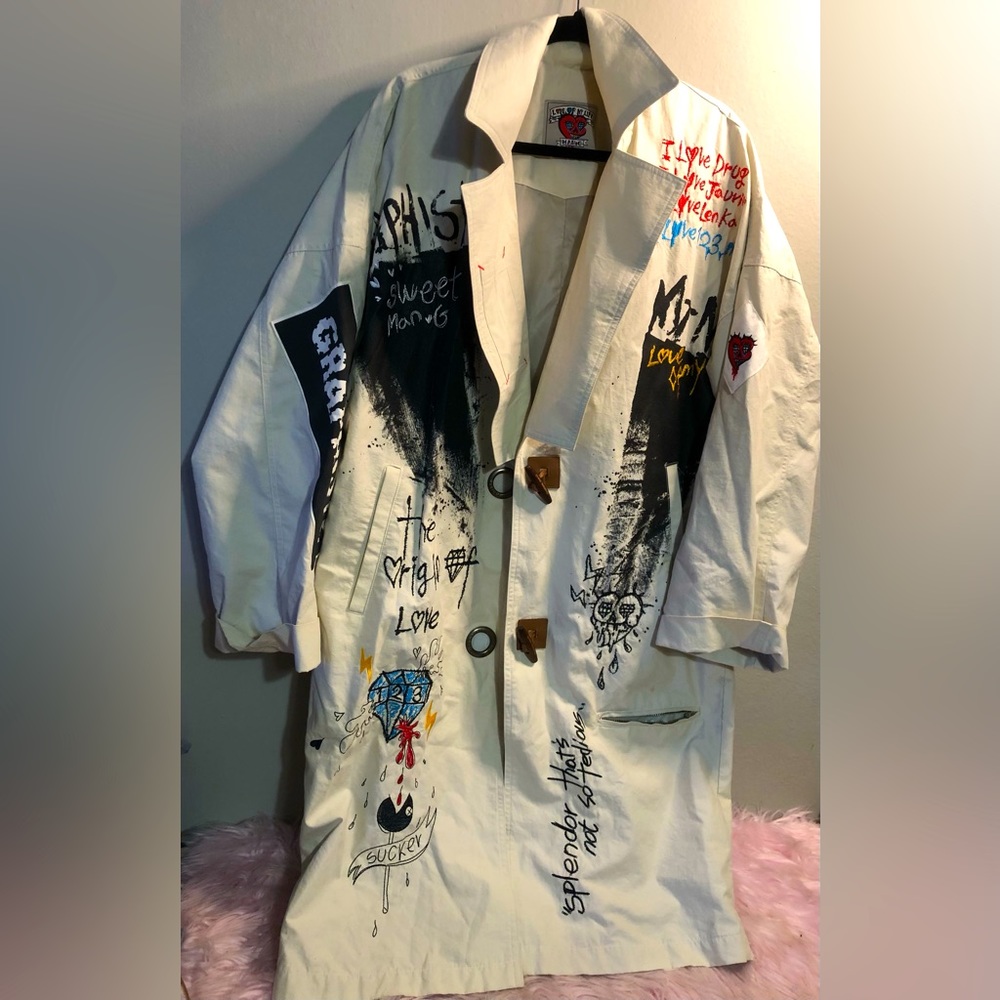 Men’s Women’s Free Size Korea Designer Trench Coat